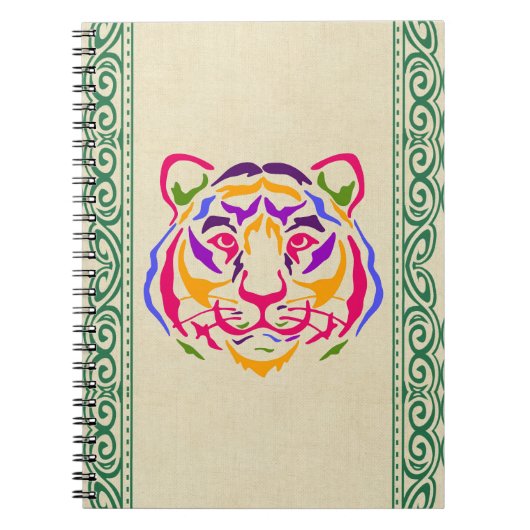 Tiger-Notebook Notizblock (Vorderseite)