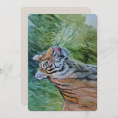 Tiger Notecards Dankeskarte (Vorne/Hinten)