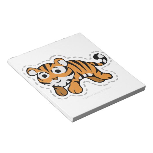 TIGER NOTIZBLOCK (angewinkelt)