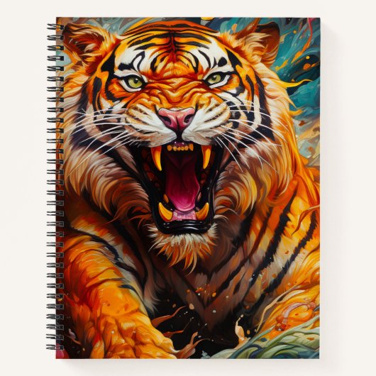 Tiger Notizblock (Vorderseite)