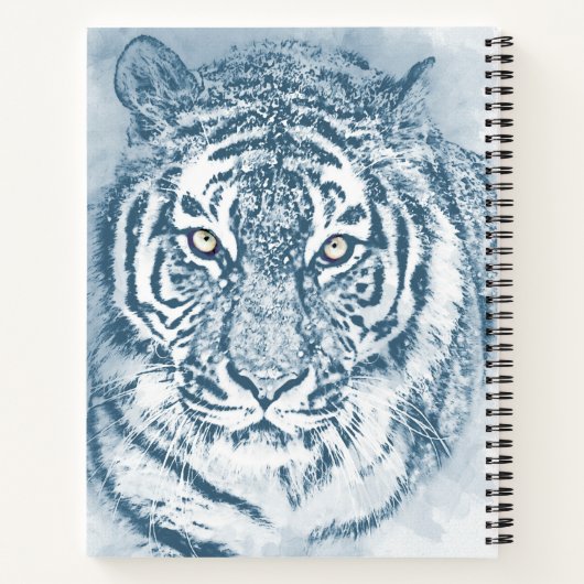 Tiger Notizblock (Rückseite)