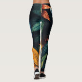 “Tiger of Mine” – Colourful Tiger Portrait Leggings (Rückseite)