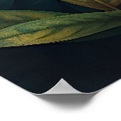 “Tiger of Mine” – Colourful Tiger Portrait Poster (Ecke)