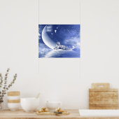 Tiger on the moon poster (Küche)