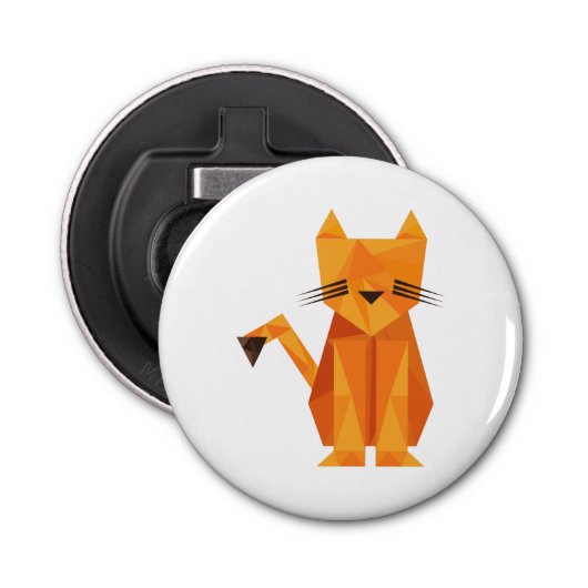 Tiger Oragami Flaschenöffner (Vorderseite)