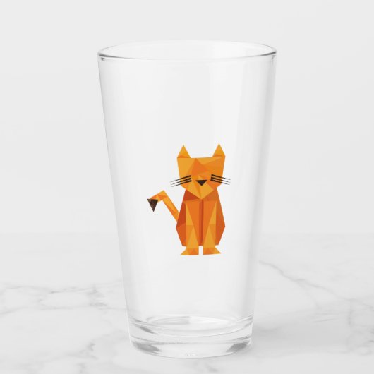 Tiger Oragami Glas (Vorderseite)
