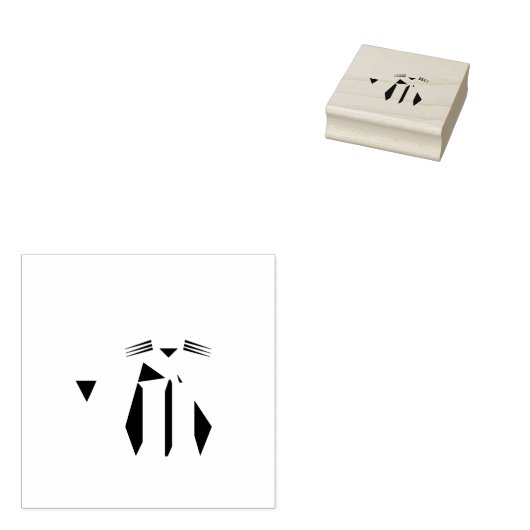 Tiger Oragami Gummistempel (Stempel)