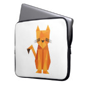 Tiger Oragami Laptopschutzhülle (Vorderseite Links)