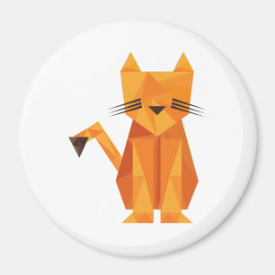 Tiger Oragami Magnet
