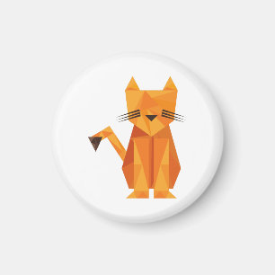 Tiger Oragami Magnet