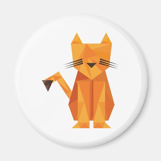 Tiger Oragami Magnet (Vorne)