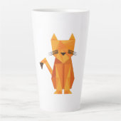 Tiger Oragami Milchtasse (Vorderseite)