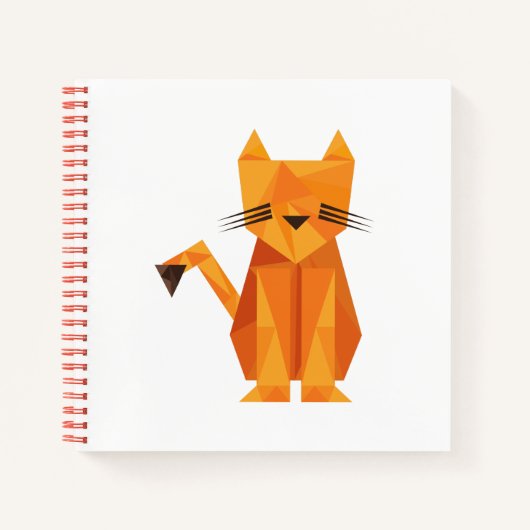 Tiger Oragami Notizblock (Vorderseite)