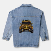 Tiger Orange Adventure SUV — BV-JTO Frontansicht Jeansjacke (Rückseite)