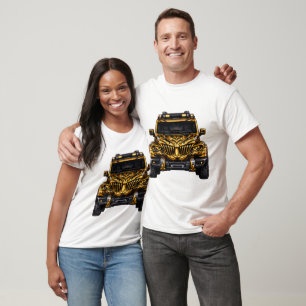Tiger Orange Adventure SUV — BV-JTO Frontansicht T-Shirt