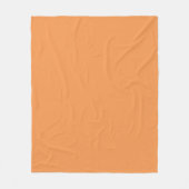 Tiger Orange Fleece Blanket (Vorderseite)
