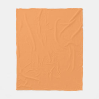 Tiger Orange Fleece Blanket