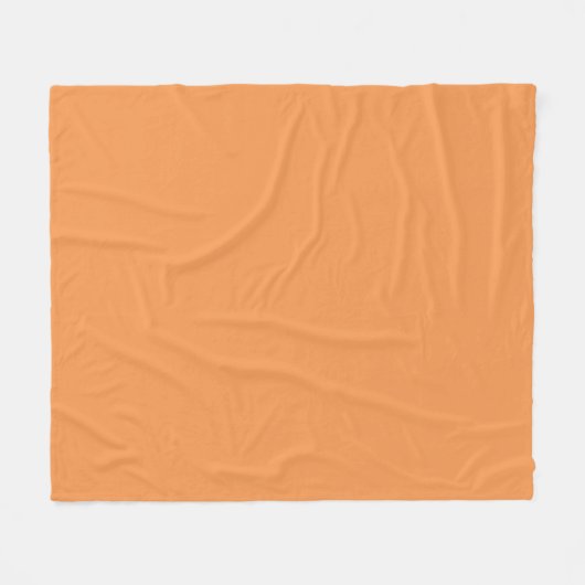 Tiger Orange Fleece Blanket (Vorderseite (Horizontal))