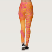Tiger Orange Leggings (Rückseite)