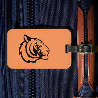 Tiger orange Luggage Tag Gepäckanhänger