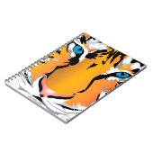 TIGER-ORANGE-NOTEBOOK NOTIZBLOCK (Linke Seite)