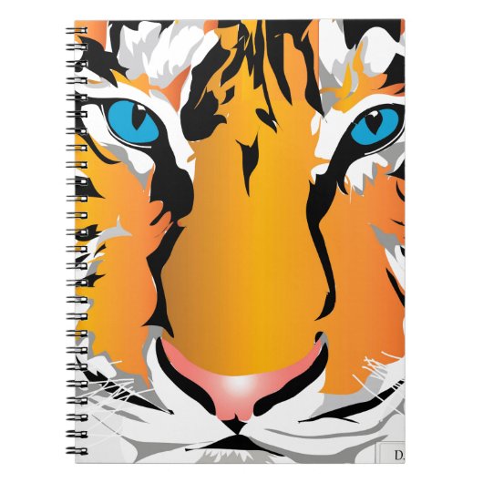 TIGER-ORANGE NOTIZBUCH NOTIZBLOCK (Vorderseite)