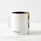 TIGER-ORANGE TASSE (Vorderseite Links)