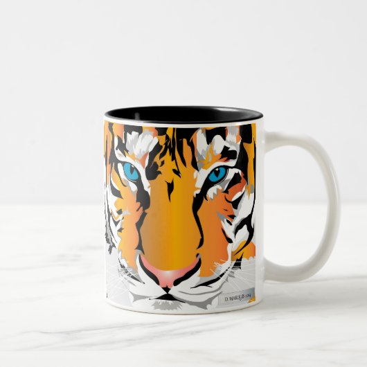 TIGER-ORANGE TASSE (Rechts)