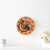 Tiger orange Uhren (Zuhause)
