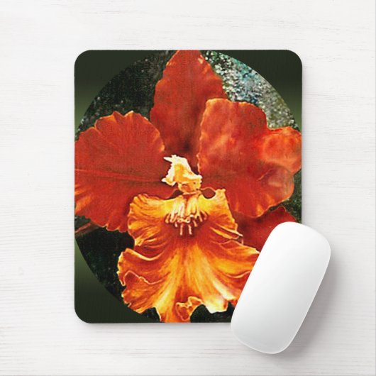 Tiger-Orchideen-Mausunterlage Mousepad (Mit Mouse)