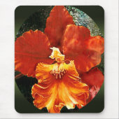 Tiger-Orchideen-Mausunterlage Mousepad (Vorne)