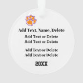 TIGER ORNAMENT (Rückseite)