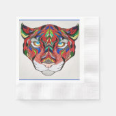 Tiger Paper Napkin Serviette (Vorderseite)