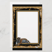 Tiger-Papier Briefpapier (Vorne/Hinten)