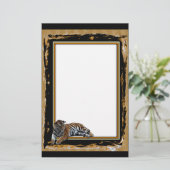 Tiger-Papier Briefpapier (Stehend Vorderseite)