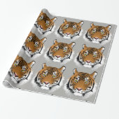 Tiger-Papier Geschenkpapier (Ungerollt)