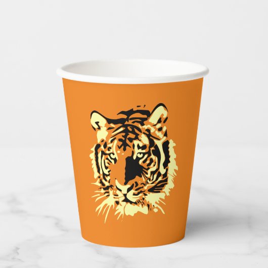 Tiger Pappbecher (Vorderseite)