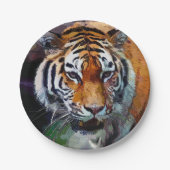 Tiger pappteller (Vorderseite)