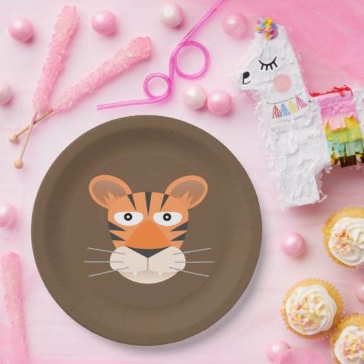 Tiger Pappteller (Party)