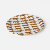 Tiger Pappteller (Schrägansicht)