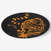 Tiger Pappteller (Schrägansicht)