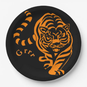 Tiger Pappteller