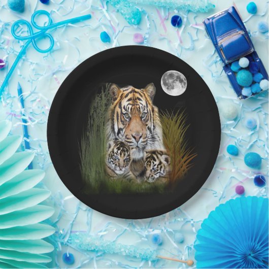 Tiger Pappteller (Party)