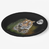 Tiger Pappteller (Schrägansicht)