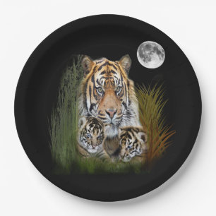 Tiger Pappteller