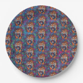 Tiger Pappteller (Vorderseite)