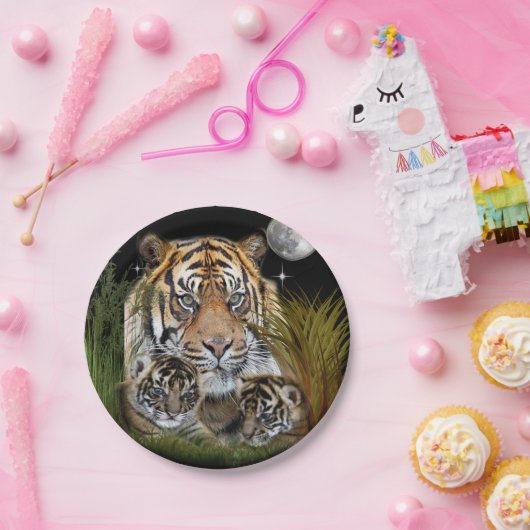 Tiger Pappteller (Party)