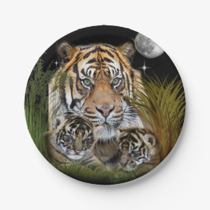 Tiger Pappteller