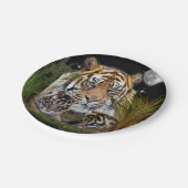 Tiger Pappteller (Schrägansicht)