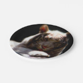 Tiger Pappteller (Schrägansicht)